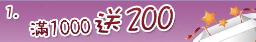 醫學美容網滿1000送200